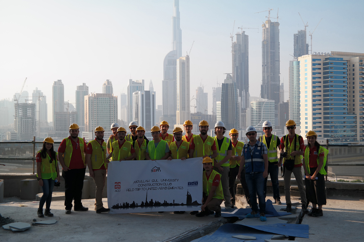 Geleceğin İnşaat Mühendislerinden Dubai'ye Teknik Gezi
